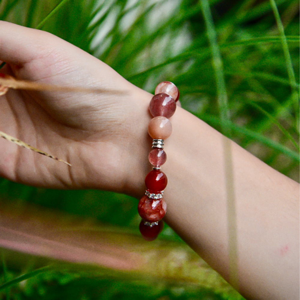 Designer Fire Element Crystal Bracelet