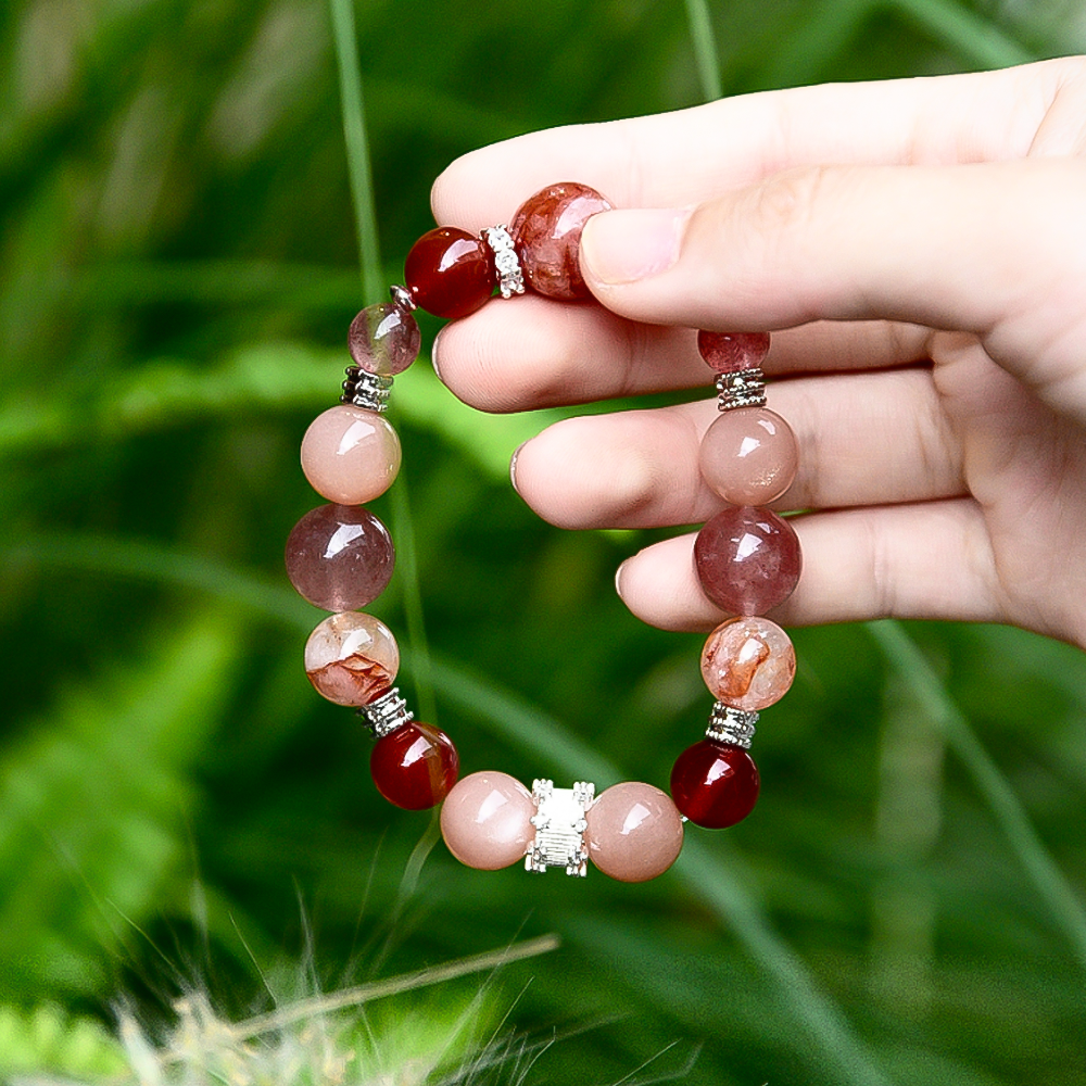 Designer Fire Element Crystal Bracelet