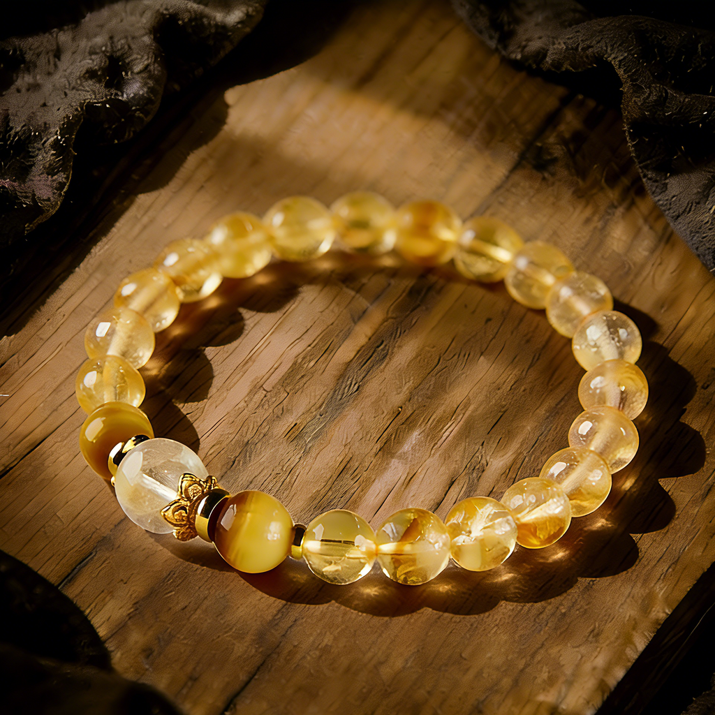 WealthPyramid Citrine Bracelet Wudang Mountain