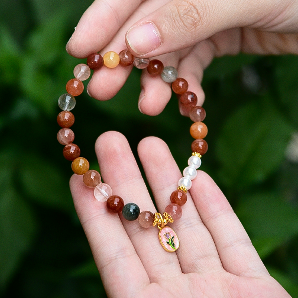 PowerLift Hair-Crystal Bracelet (Fortune • Status • Long Life)