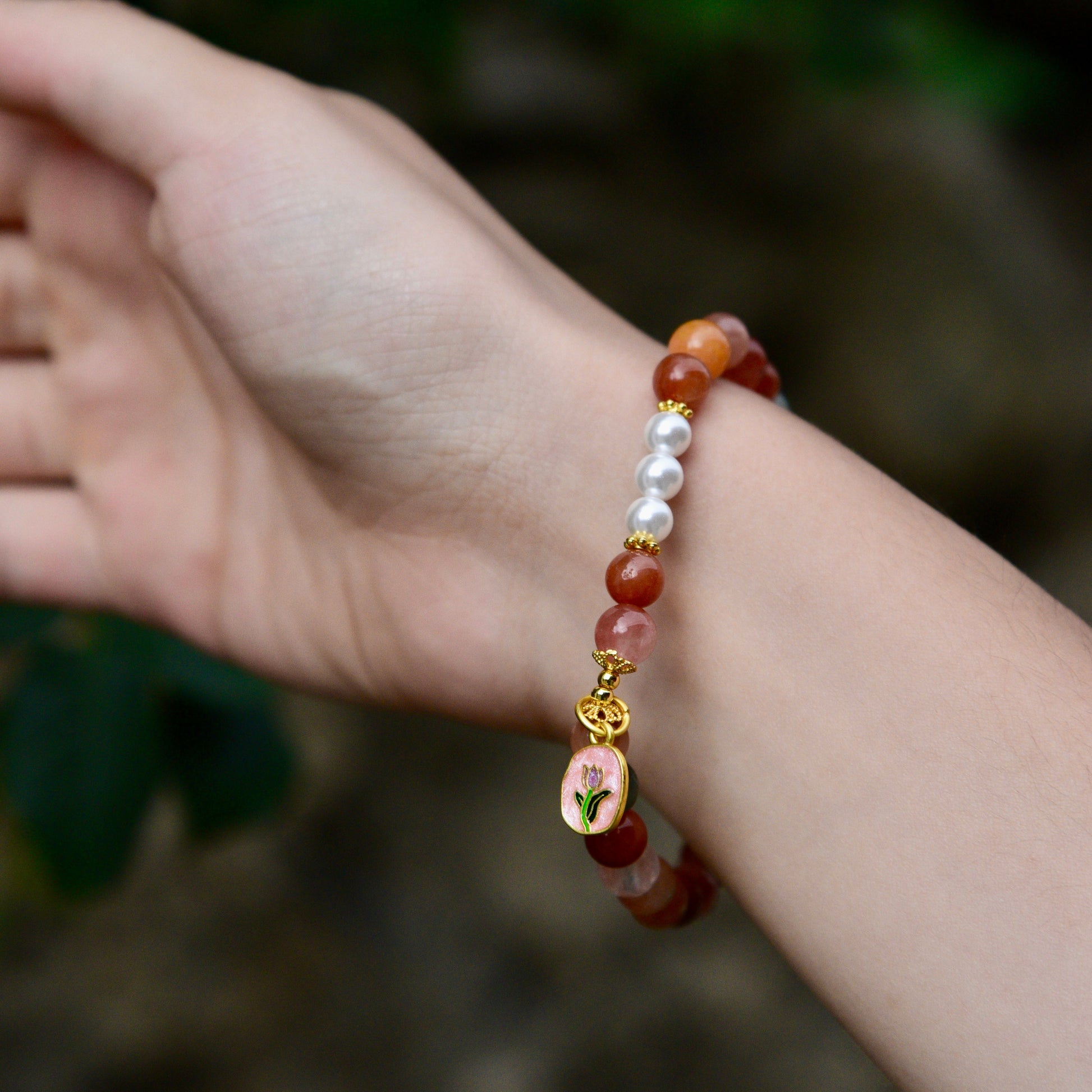 PowerLift Hair-Crystal Bracelet (Fortune • Status • Long Life)