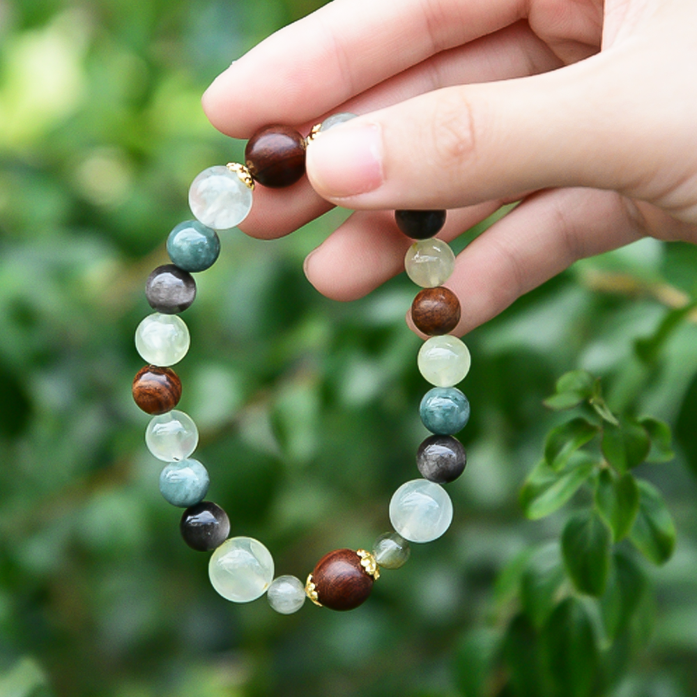 Wood-Energy Crystal Bracelet Wudang Mountain