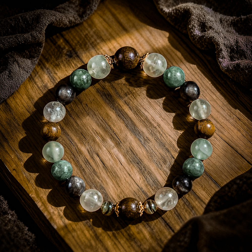 Wood-Energy Crystal Bracelet Wudang Mountain