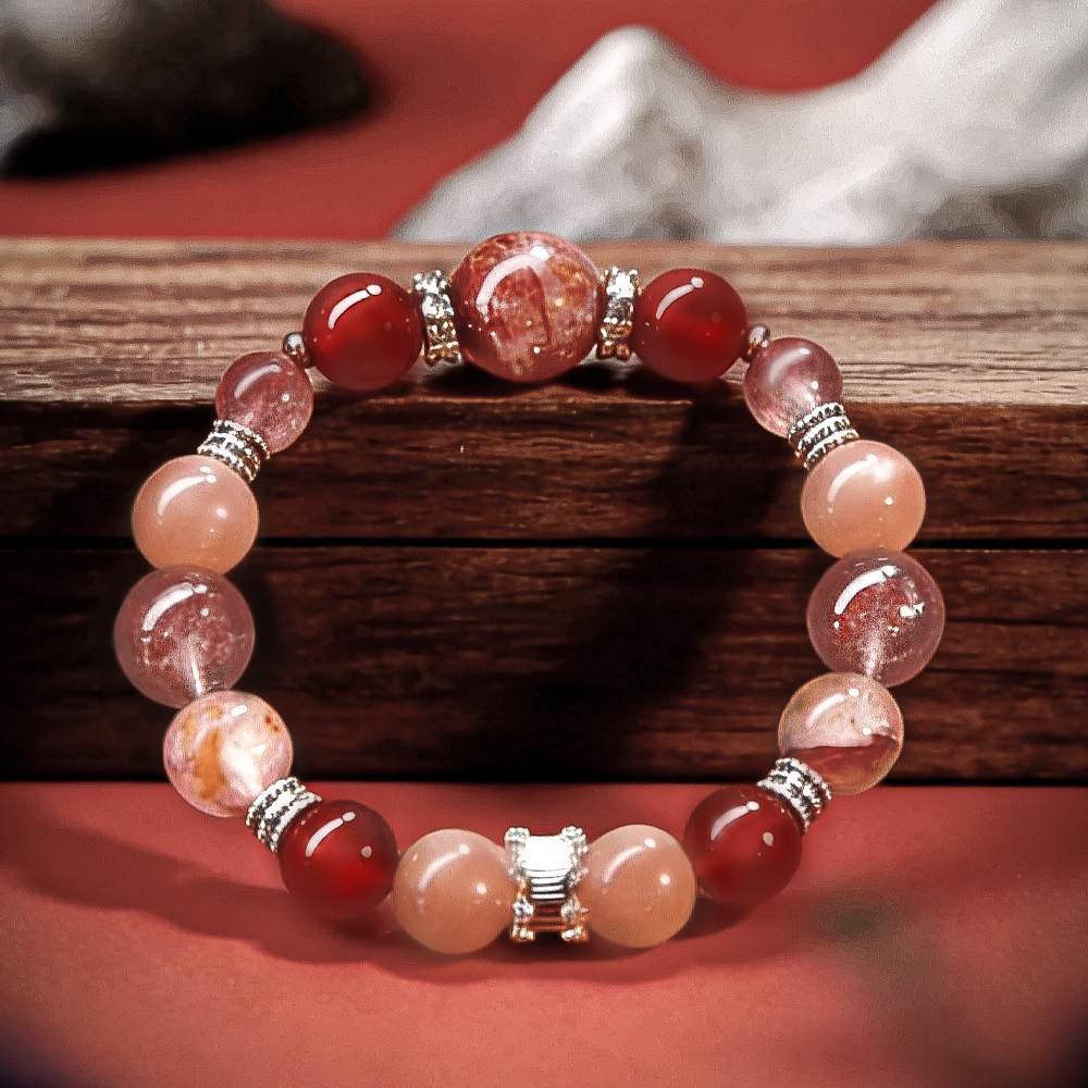Designer Fire Element Crystal Bracelet