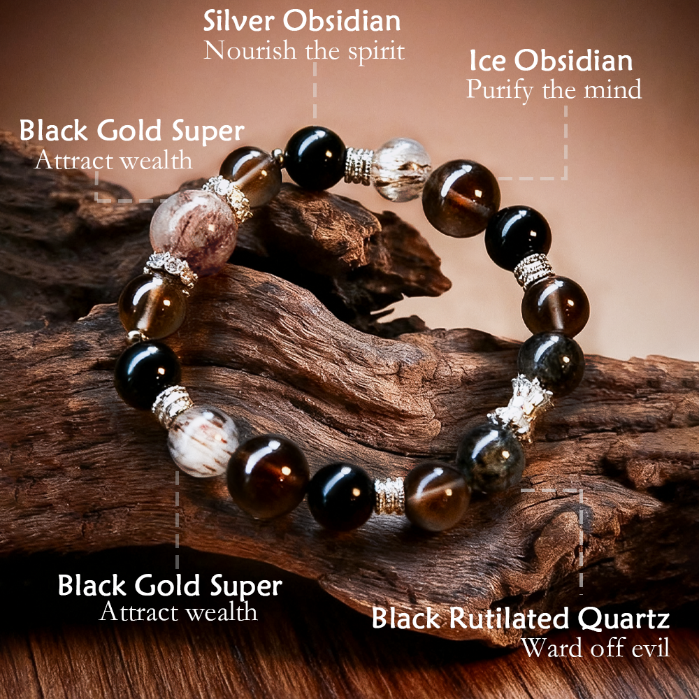 Designer Water Element Crystal Bracelet