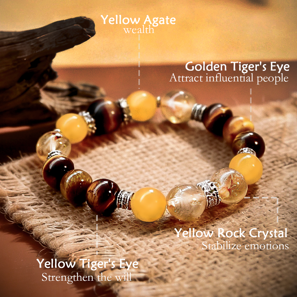 Designer Earth Element Crystal Bracelet